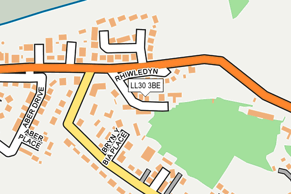 LL30 3BE map - OS OpenMap – Local (Ordnance Survey)