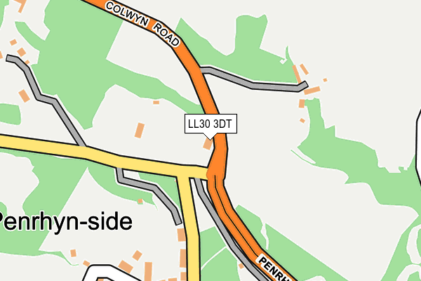 LL30 3DT map - OS OpenMap – Local (Ordnance Survey)