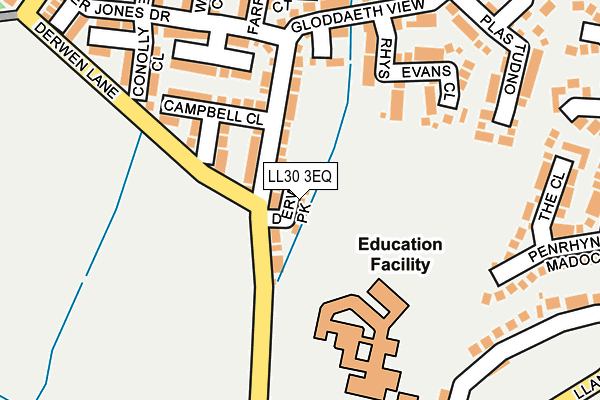 LL30 3EQ map - OS OpenMap – Local (Ordnance Survey)