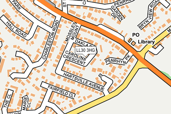 LL30 3HG map - OS OpenMap – Local (Ordnance Survey)