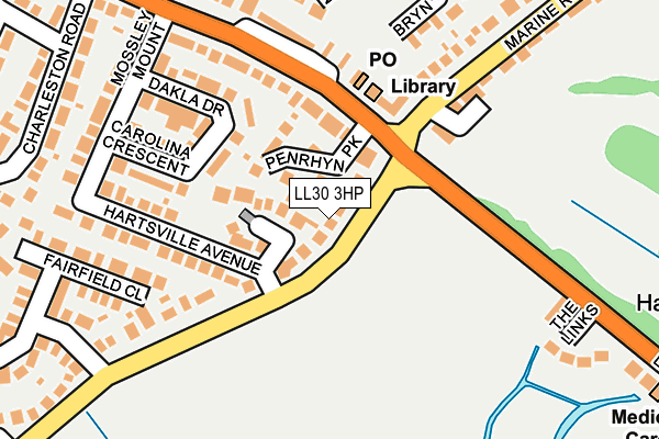 LL30 3HP map - OS OpenMap – Local (Ordnance Survey)