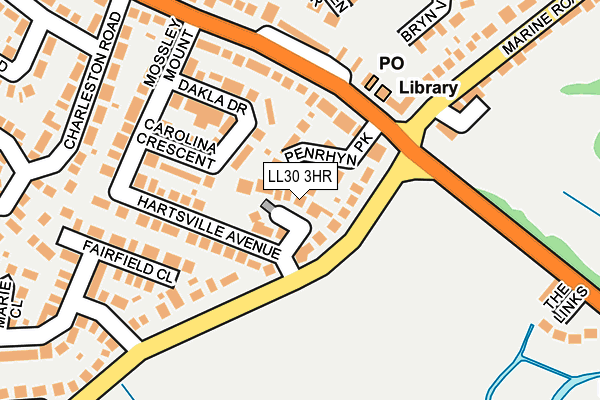 LL30 3HR map - OS OpenMap – Local (Ordnance Survey)