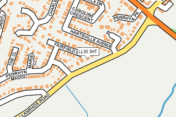 LL30 3HT map - OS OpenMap – Local (Ordnance Survey)