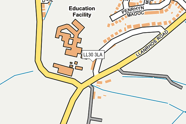 LL30 3LA map - OS OpenMap – Local (Ordnance Survey)