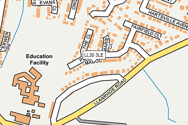 LL30 3LE map - OS OpenMap – Local (Ordnance Survey)