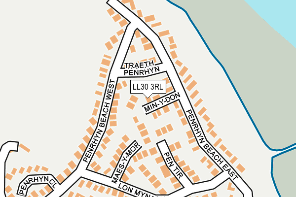 LL30 3RL map - OS OpenMap – Local (Ordnance Survey)