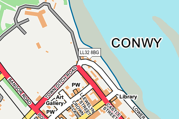 LL32 8BG map - OS OpenMap – Local (Ordnance Survey)