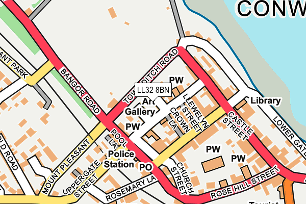 LL32 8BN map - OS OpenMap – Local (Ordnance Survey)