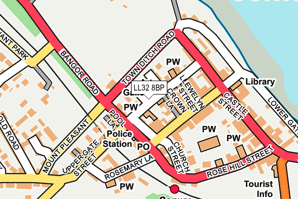LL32 8BP map - OS OpenMap – Local (Ordnance Survey)