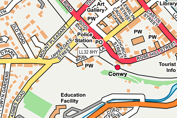 LL32 8HY map - OS OpenMap – Local (Ordnance Survey)