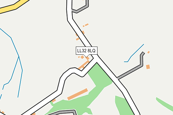 LL32 8LQ map - OS OpenMap – Local (Ordnance Survey)