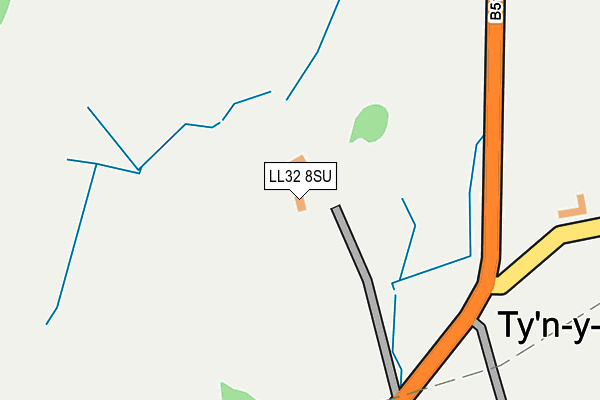 LL32 8SU map - OS OpenMap – Local (Ordnance Survey)