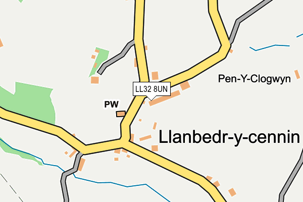 LL32 8UN map - OS OpenMap – Local (Ordnance Survey)