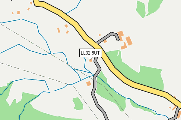 LL32 8UT map - OS OpenMap – Local (Ordnance Survey)