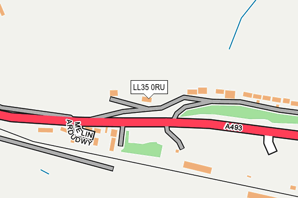 LL35 0RU map - OS OpenMap – Local (Ordnance Survey)