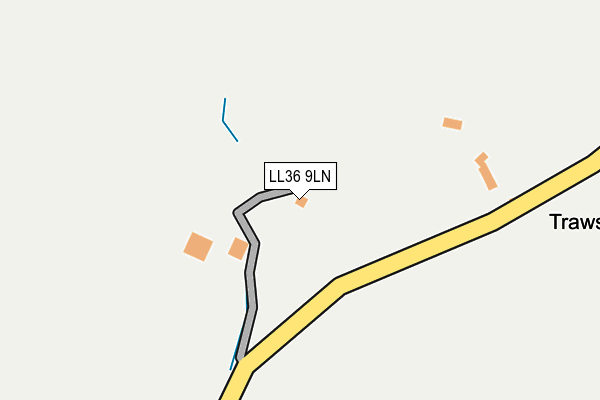 LL36 9LN map - OS OpenMap – Local (Ordnance Survey)