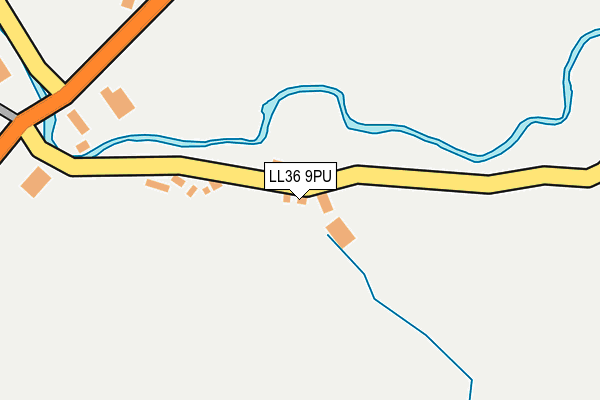 LL36 9PU map - OS OpenMap – Local (Ordnance Survey)