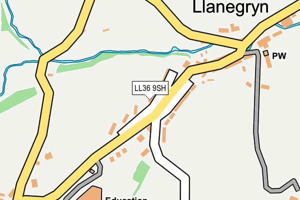 LL36 9SH map - OS OpenMap – Local (Ordnance Survey)