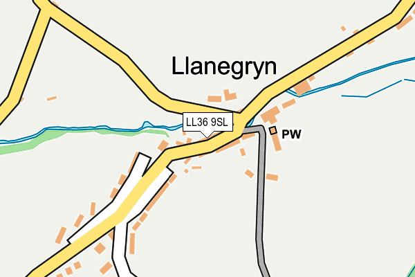 LL36 9SL map - OS OpenMap – Local (Ordnance Survey)