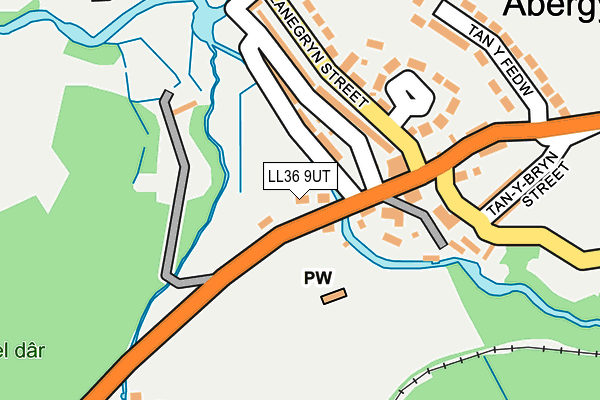 LL36 9UT map - OS OpenMap – Local (Ordnance Survey)