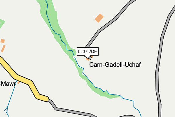 LL37 2QE map - OS OpenMap – Local (Ordnance Survey)