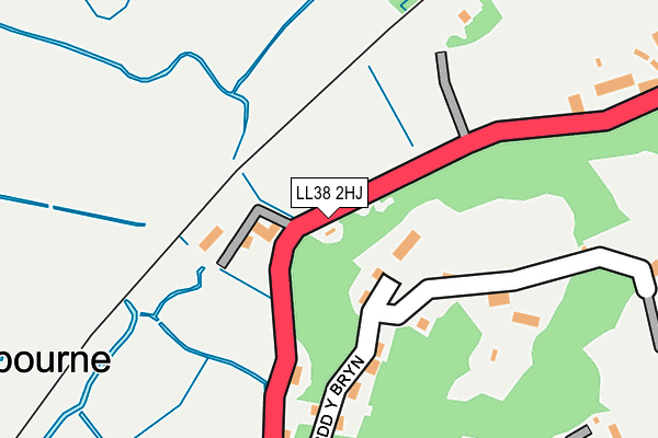 LL38 2HJ map - OS OpenMap – Local (Ordnance Survey)