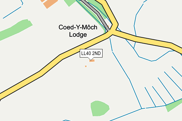 LL40 2ND map - OS OpenMap – Local (Ordnance Survey)