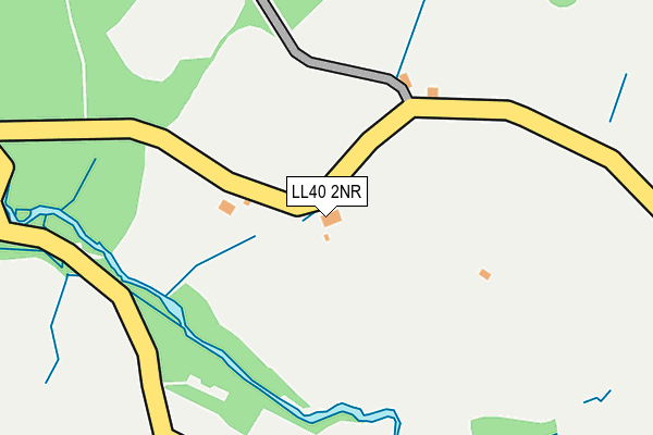 LL40 2NR map - OS OpenMap – Local (Ordnance Survey)
