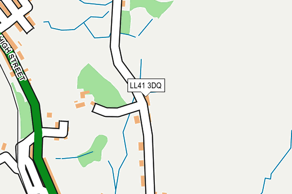 LL41 3DQ map - OS OpenMap – Local (Ordnance Survey)
