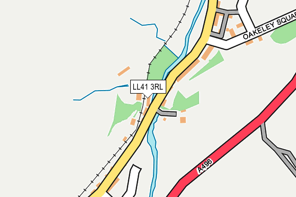 LL41 3RL map - OS OpenMap – Local (Ordnance Survey)