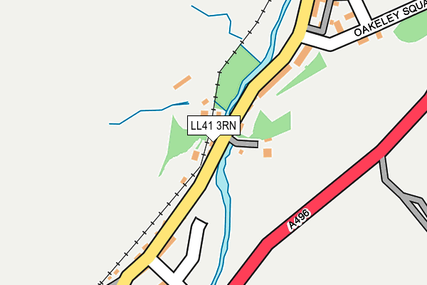LL41 3RN map - OS OpenMap – Local (Ordnance Survey)
