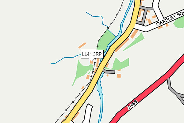 LL41 3RP map - OS OpenMap – Local (Ordnance Survey)
