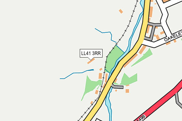 LL41 3RR map - OS OpenMap – Local (Ordnance Survey)