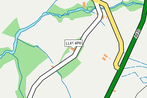 LL41 4PH map - OS OpenMap – Local (Ordnance Survey)