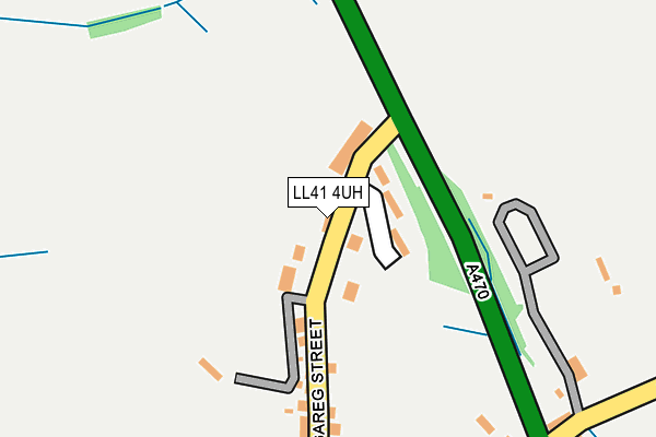 LL41 4UH map - OS OpenMap – Local (Ordnance Survey)
