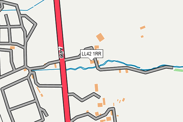 LL42 1RR map - OS OpenMap – Local (Ordnance Survey)