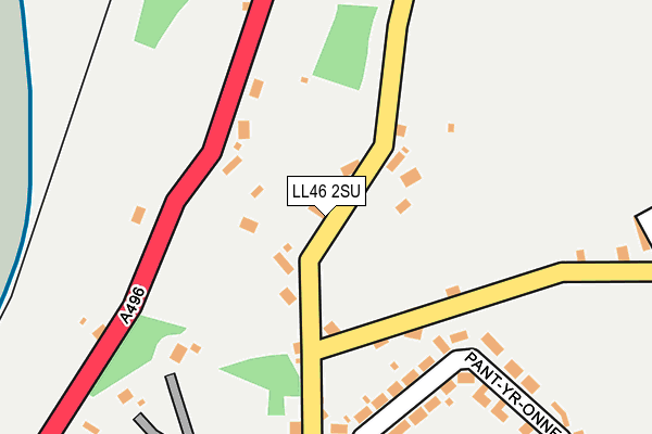 LL46 2SU map - OS OpenMap – Local (Ordnance Survey)