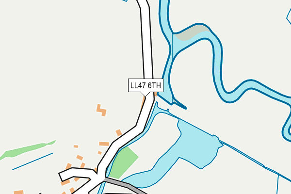 LL47 6TH map - OS OpenMap – Local (Ordnance Survey)