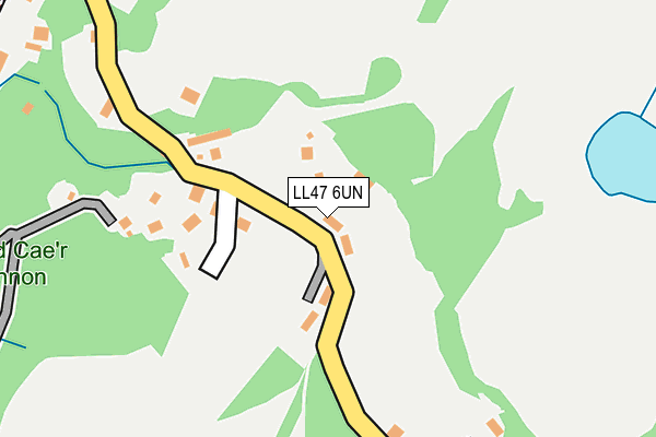 LL47 6UN map - OS OpenMap – Local (Ordnance Survey)