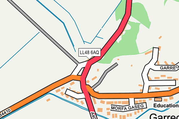 LL48 6AQ map - OS OpenMap – Local (Ordnance Survey)