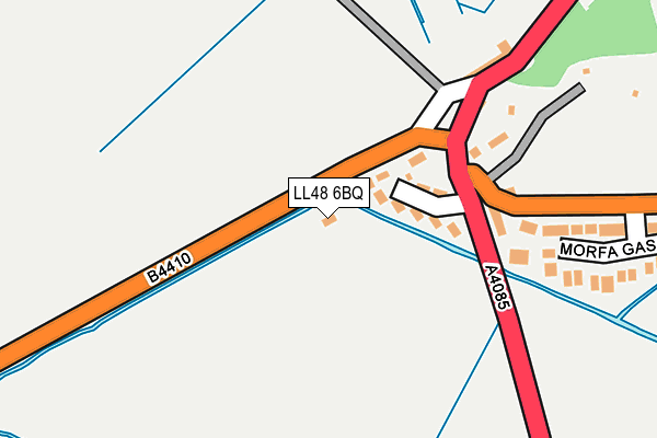 LL48 6BQ map - OS OpenMap – Local (Ordnance Survey)