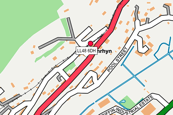 LL48 6DH map - OS OpenMap – Local (Ordnance Survey)