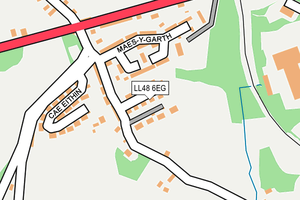 LL48 6EG map - OS OpenMap – Local (Ordnance Survey)