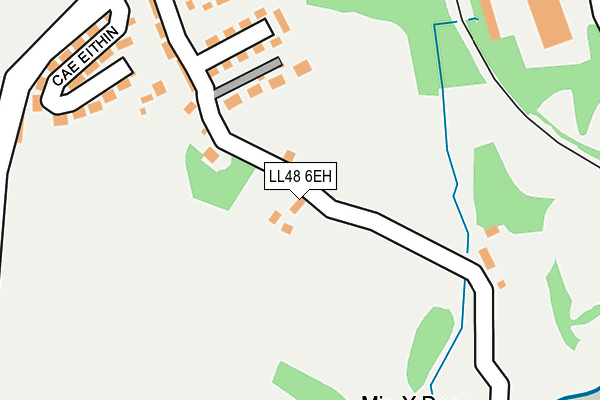 LL48 6EH map - OS OpenMap – Local (Ordnance Survey)