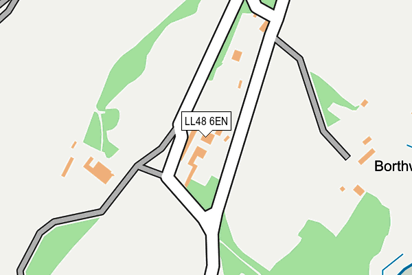 LL48 6EN map - OS OpenMap – Local (Ordnance Survey)