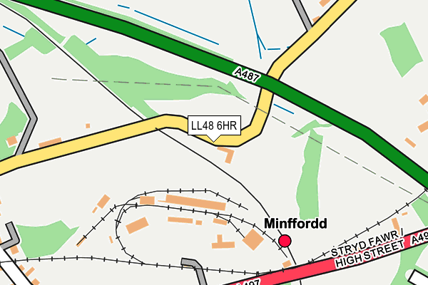 LL48 6HR map - OS OpenMap – Local (Ordnance Survey)