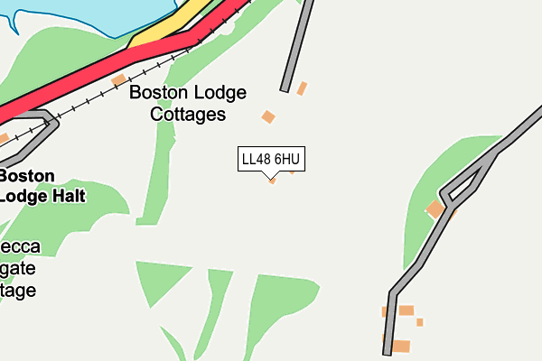 LL48 6HU map - OS OpenMap – Local (Ordnance Survey)