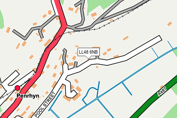 LL48 6NB map - OS OpenMap – Local (Ordnance Survey)