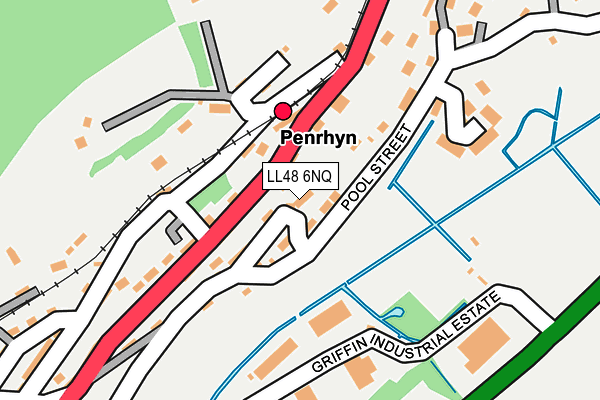 LL48 6NQ map - OS OpenMap – Local (Ordnance Survey)