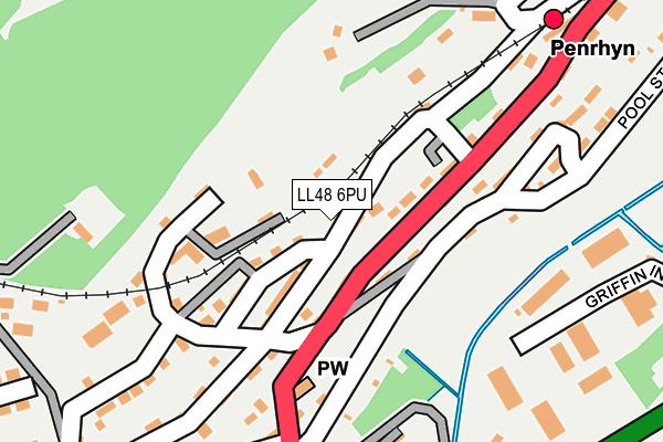 LL48 6PU map - OS OpenMap – Local (Ordnance Survey)